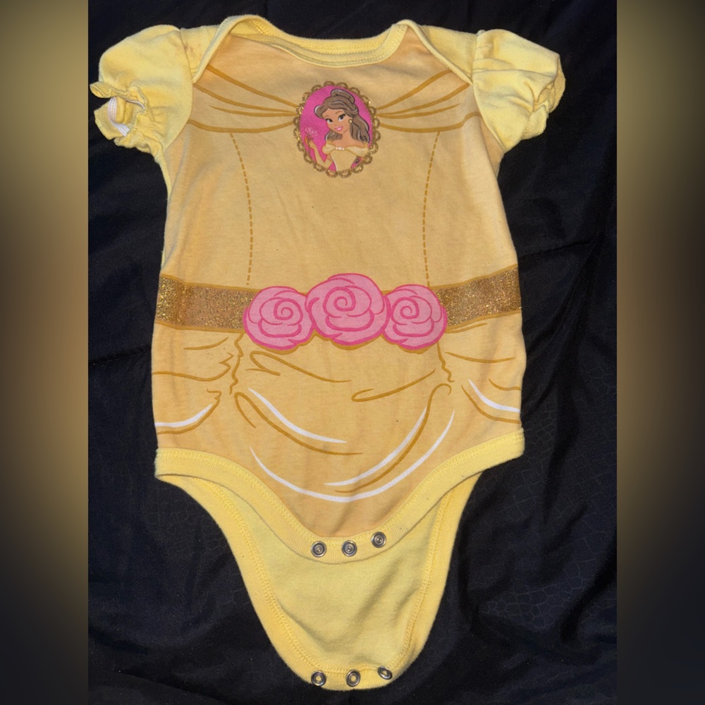 Baby girl Disney princess onesie